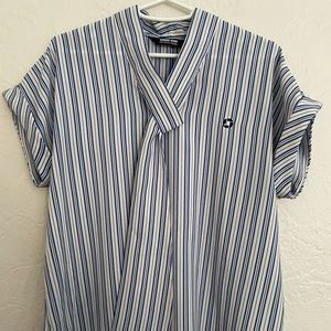 Chase Women's Scarf Neck Crepe Top